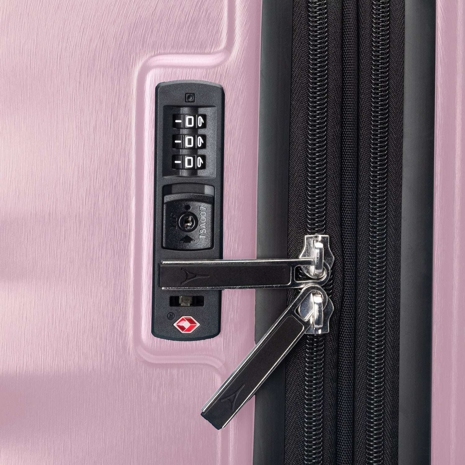 Travelpro Maxlite Air V2 Compact Carry-On Hardside Spinner in Forever Pink — detail view