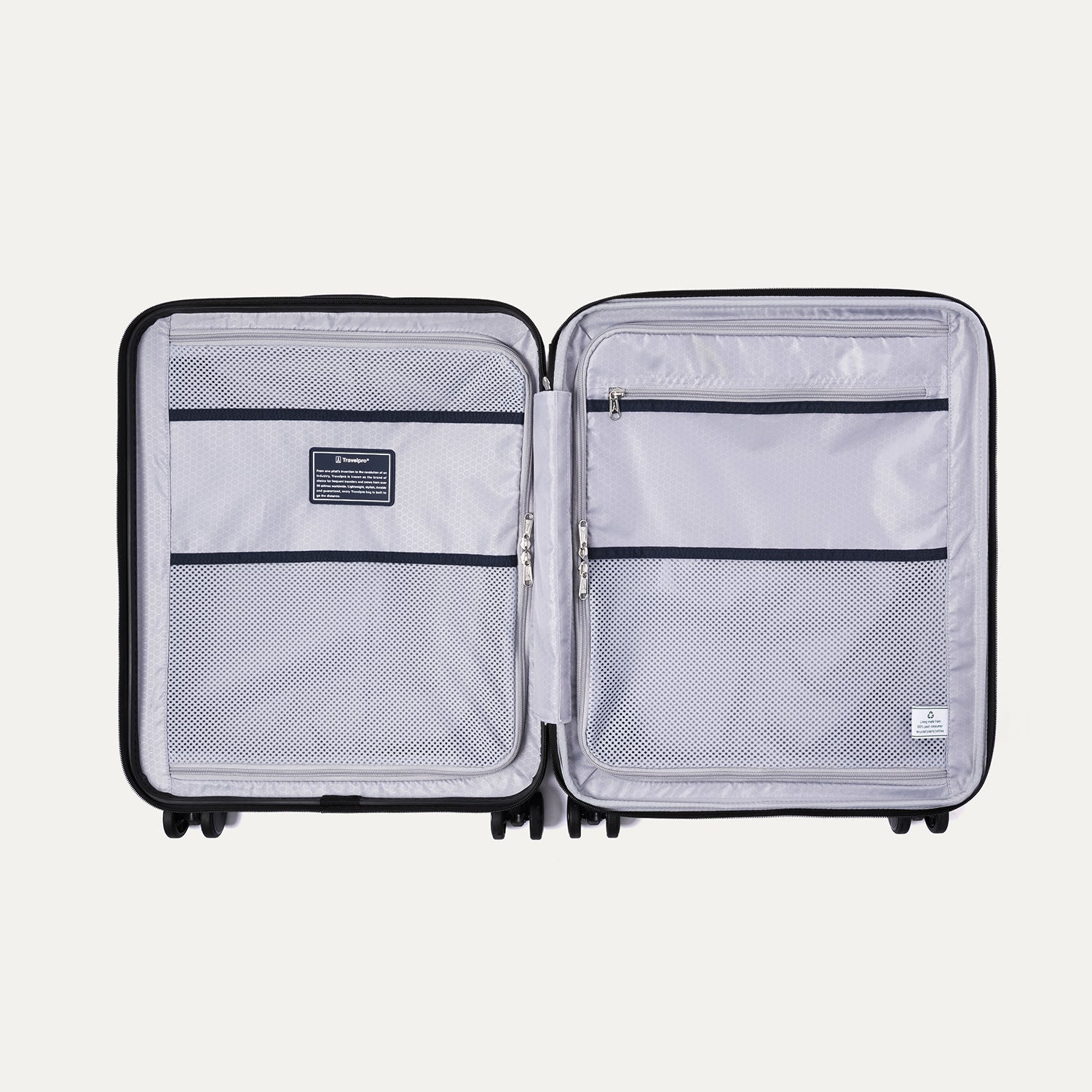 Travelpro Maxlite Air V2 International Carry-On Hardside Spinner in Black — back view
