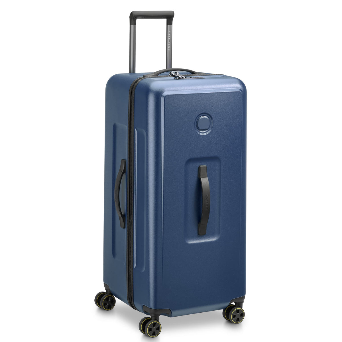 Delsey Turenne 2.0 Large Trunk Spinner in Night Blue — angle view 2 # color_Night Blue