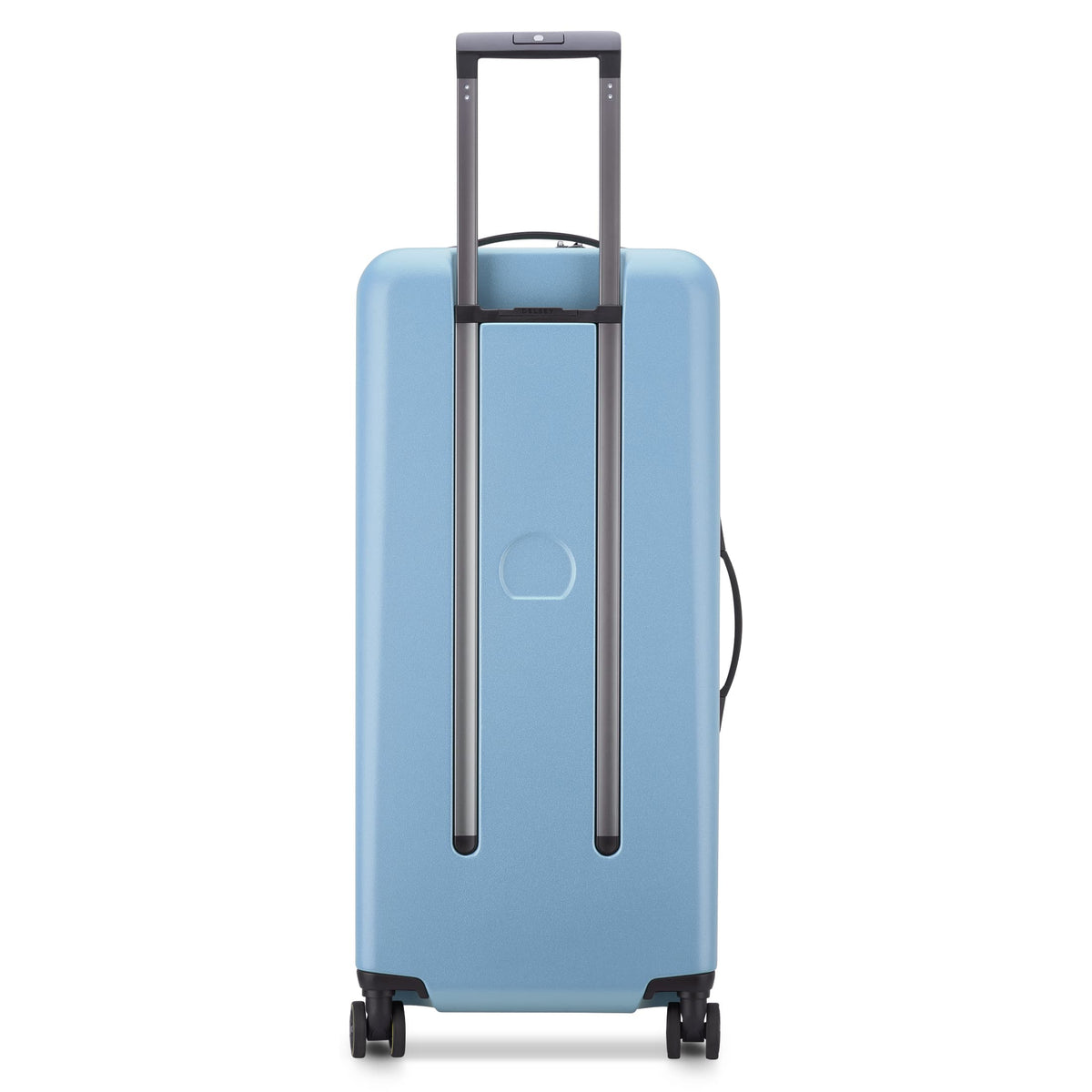 Delsey Turenne 2.0 Large Trunk Spinner in Blue Grey — back view # color_Blue Grey