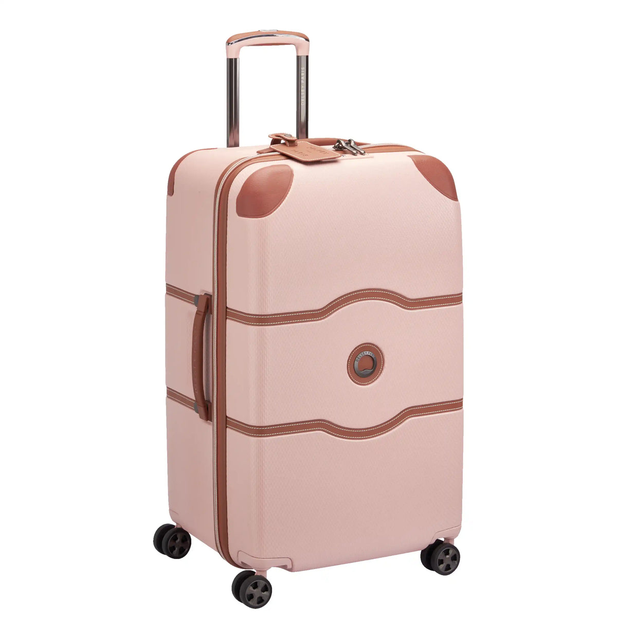 Delsey Chatelet Air 2.0 Medium Trunk - Spinner in Blush Pink — front view