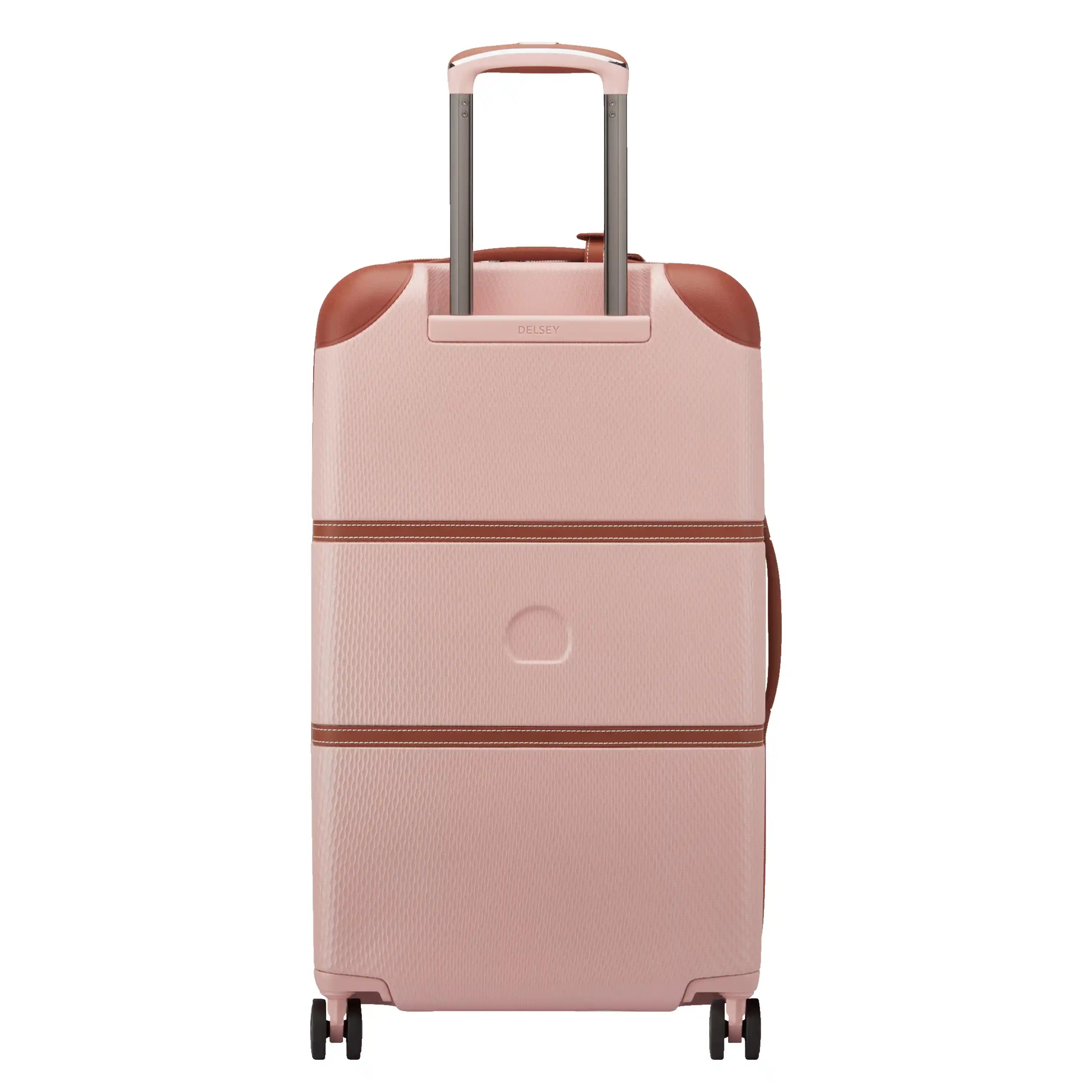 Delsey Chatelet Air 2.0 Medium Trunk - Spinner in Blush Pink — front view # color_Blush Pink