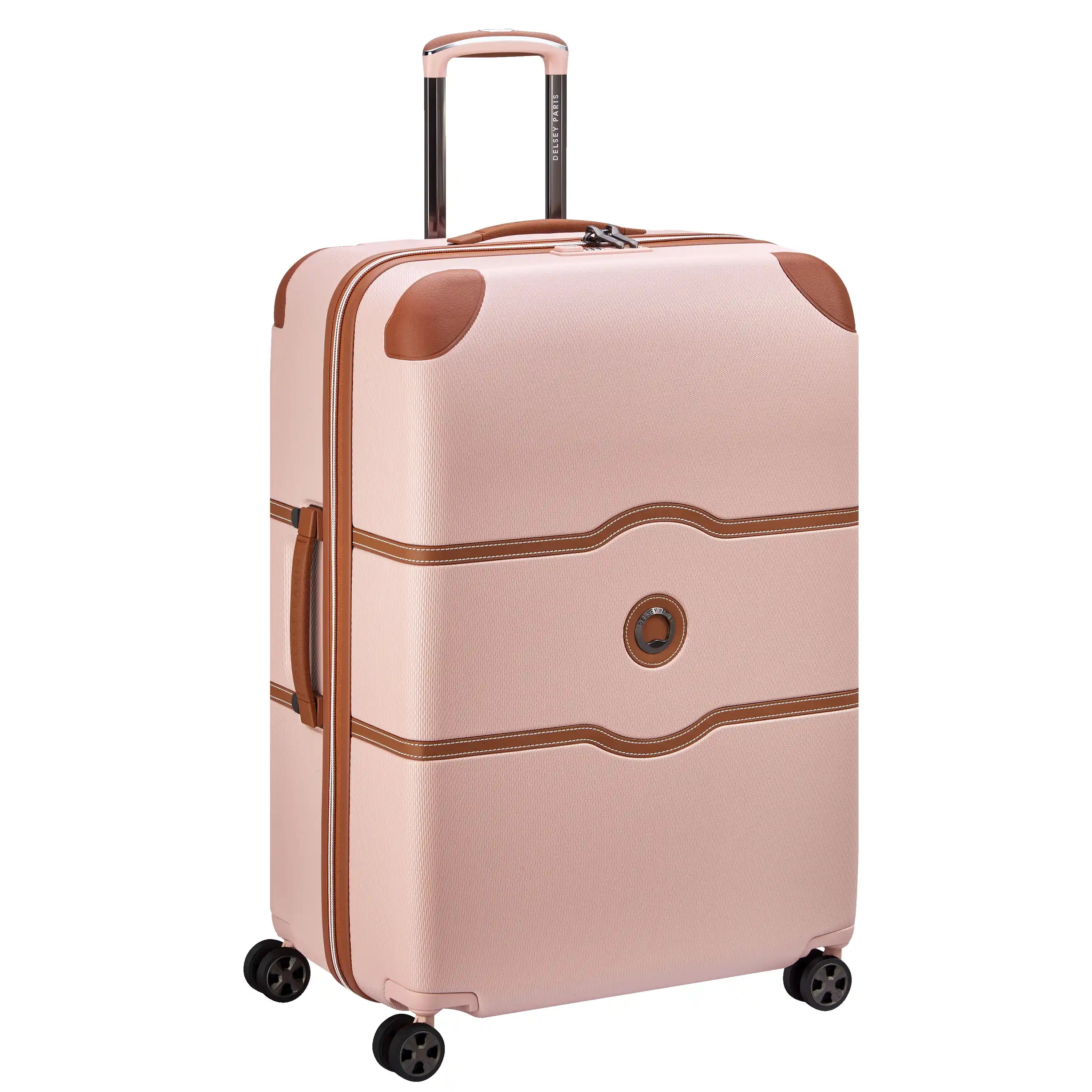 Delsey Chatelet Air 2.0 Large Spinner in Blush Pink — front view # color_Blush Pink