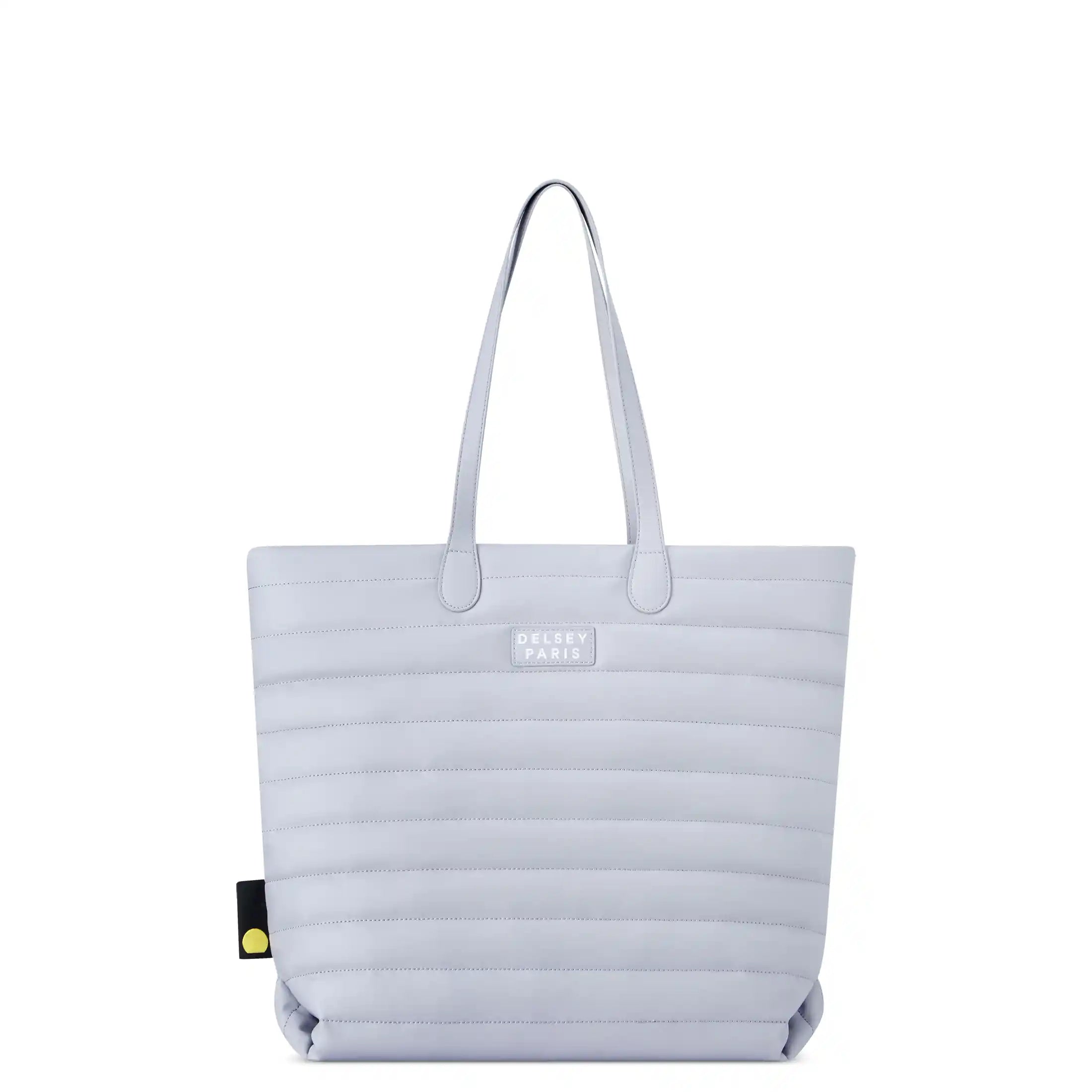 Delsey Cruise 3.0 Softside Tote Travel Bag with Laptop Pocket in Platinum — front view # color_Platinum