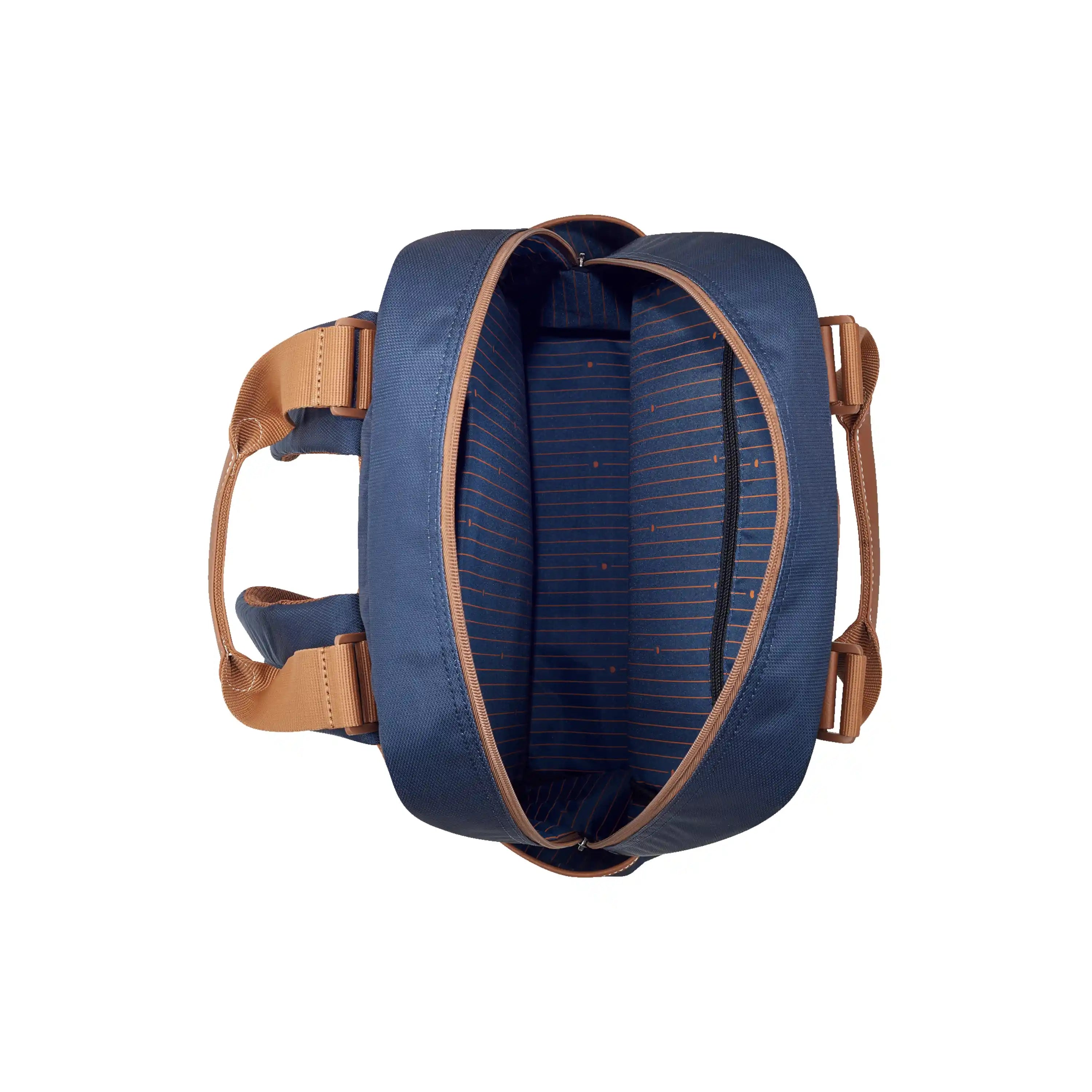 Delsey Flanerie SE Laptop Backpack in Navy — interior view 2 # color_Navy
