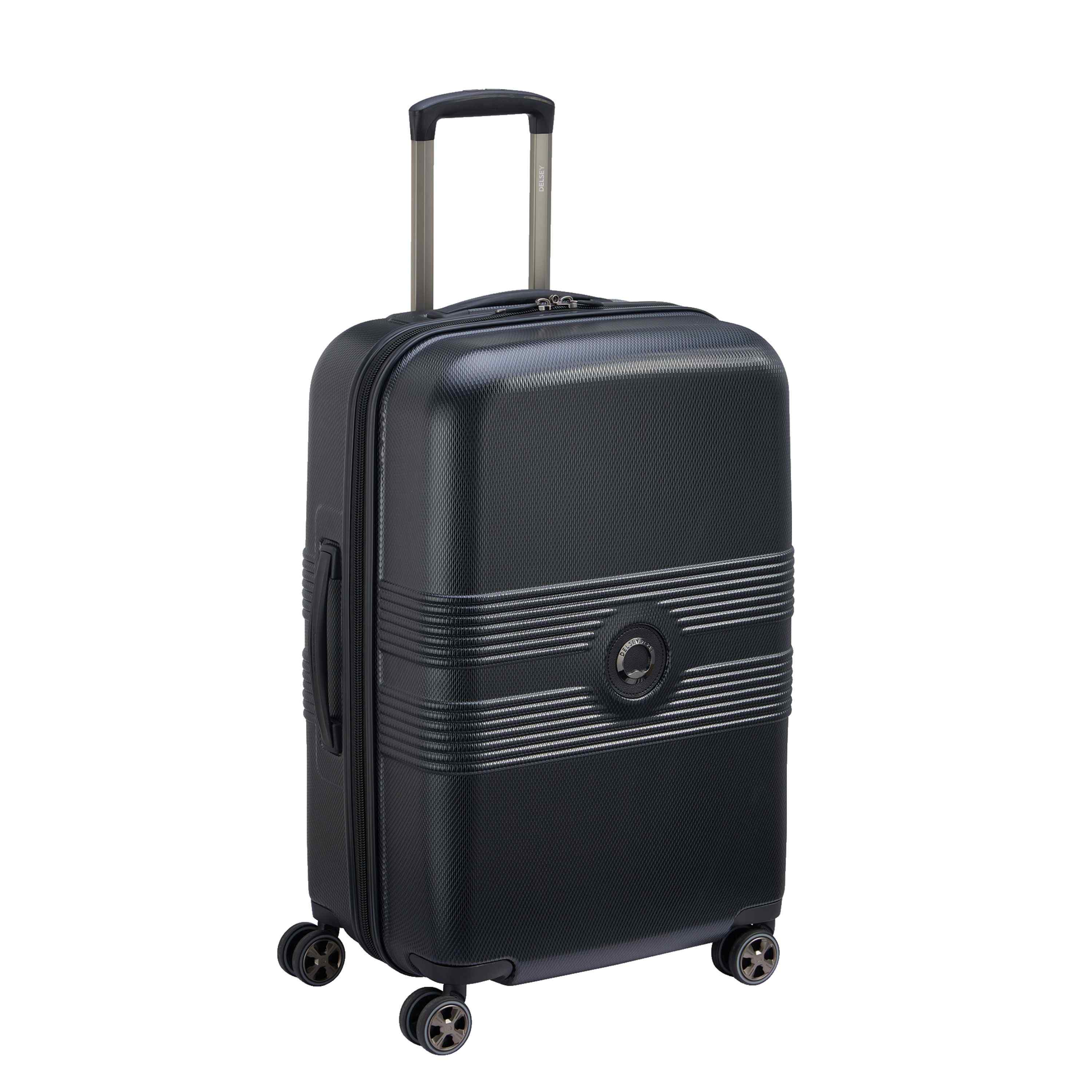 Delsey Flanerie SE Medium Spinner in Black — front view # color_Black