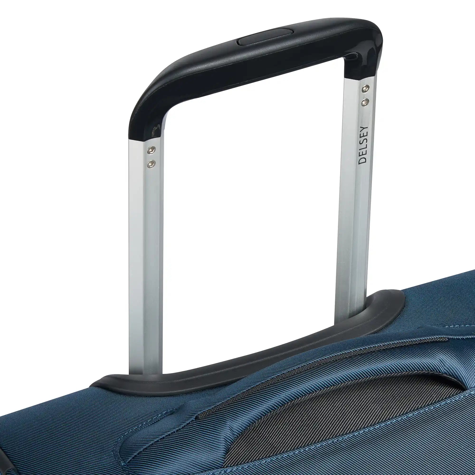 Delsey Sky Max 2.0 Carry-On Plus Expandable Spinner in Blue — detail view 2 # color_Blue