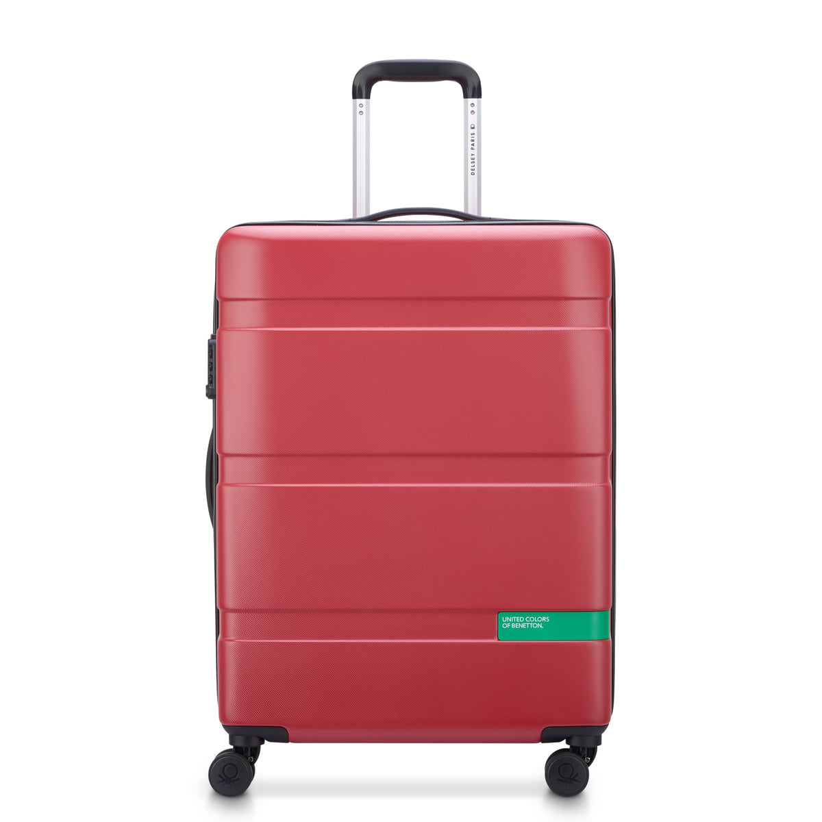 Delsey NOW! Hardside Medium Spinner in Red — front view # color_Red