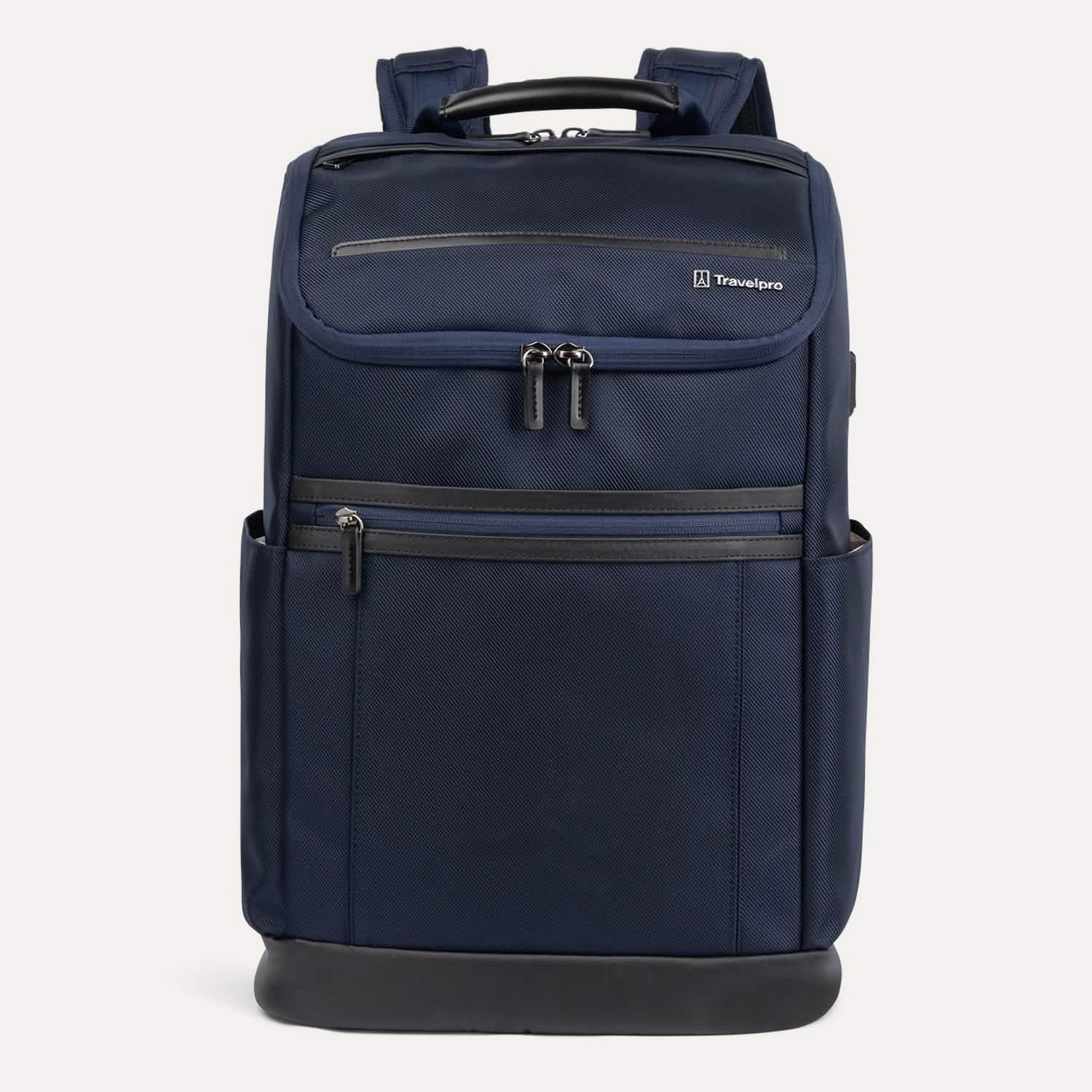 Travelpro Crew Executive Choice 3 Medium Top Load Backpack in Patriot Blue — front view