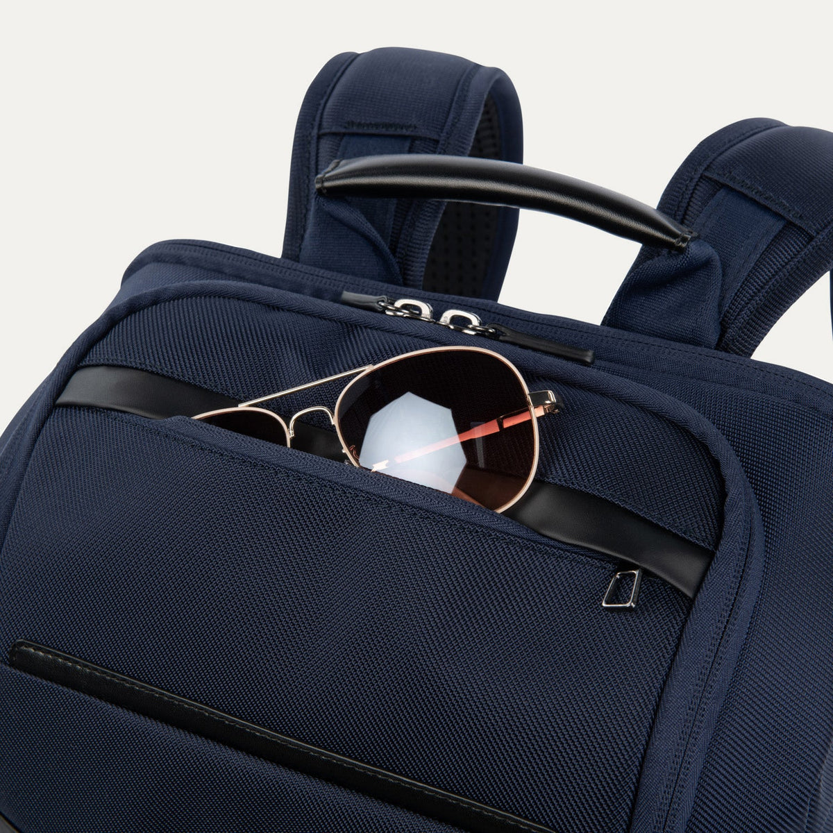 Travelpro Crew Executive Choice 3 Slim Laptop Backpack in Patriot Blue — detail view 2