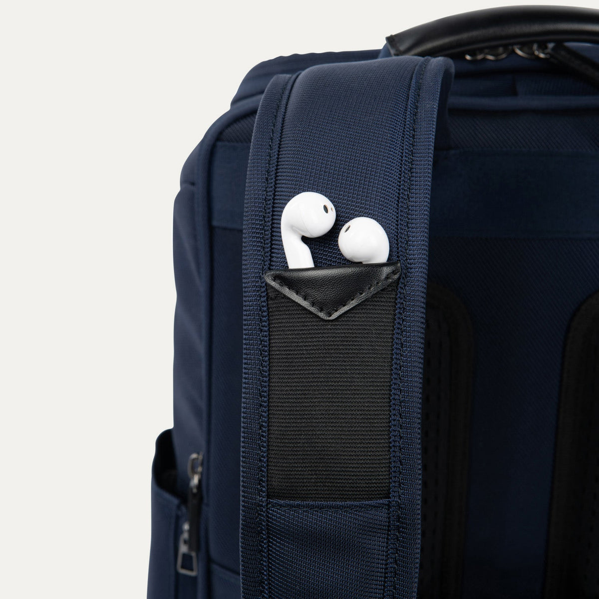 Travelpro Crew Executive Choice 3 Slim Laptop Backpack in Patriot Blue — detail view