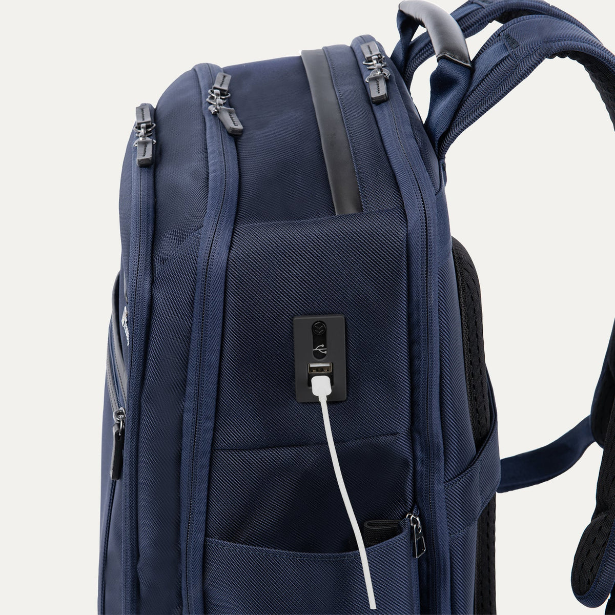Travelpro Crew Executive Choice 3 Large Travel Backpack in Blue — detail view