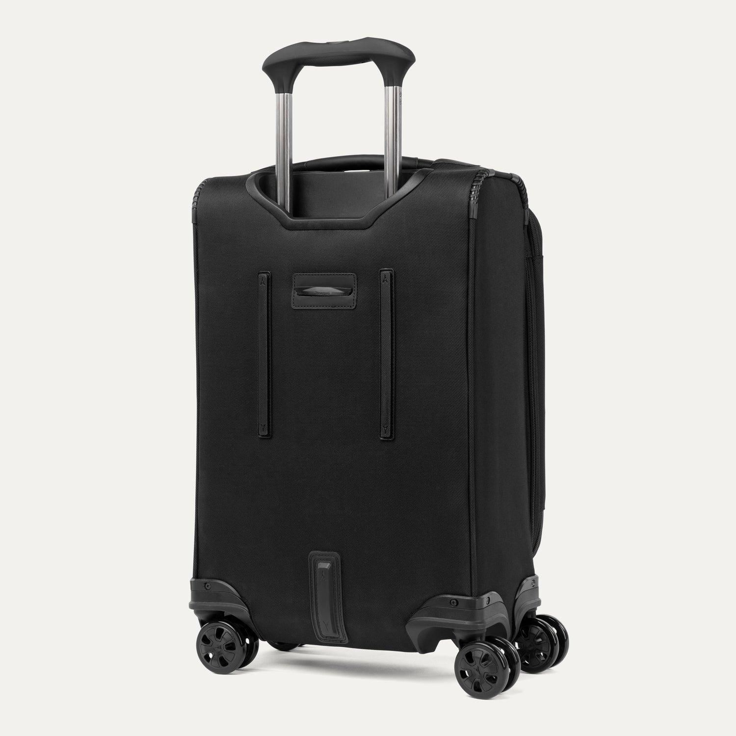 Travelpro Crew Classic Compact Carry-On Expandable Spinner in Black — interior view