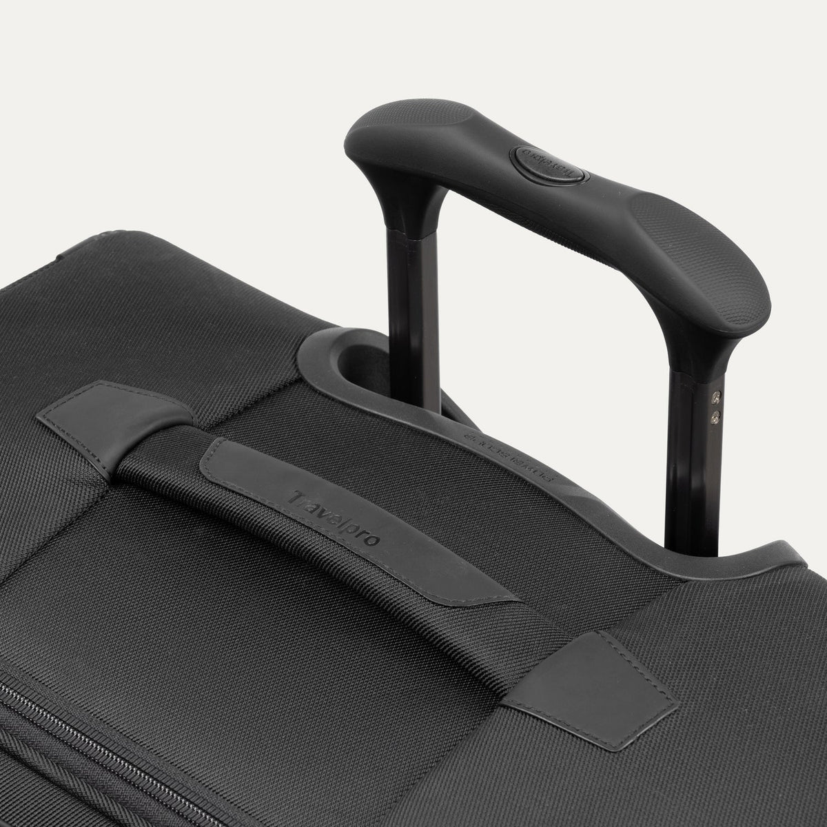 Travelpro Crew Classic Medium Check-In Spinner in Black — detail view 3