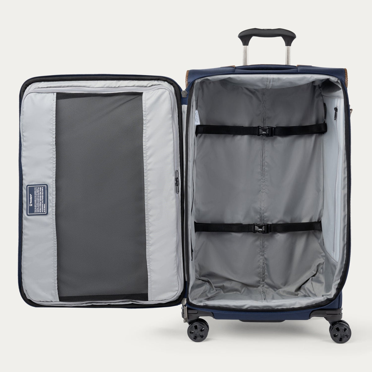 Travelpro Crew Classic Large Check-In Spinner in Patriot Blue — interior view 2