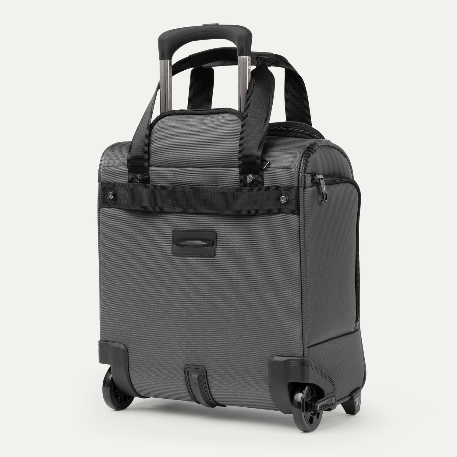 Travelpro Crew Classic Rolling UnderSeat Carry-On in Titanium Grey — interior view