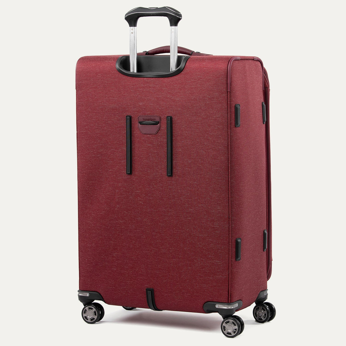 Travelpro Platinum Elite 29” Expandable Spinner in Bordeaux — back view