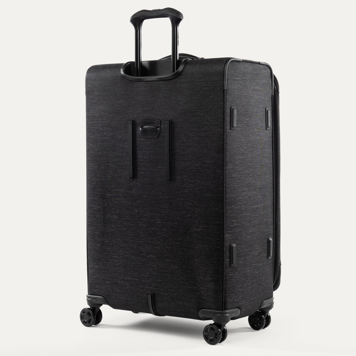 Travelpro Platinum Elite 29” Expandable Spinner in Intrigue Black — back view