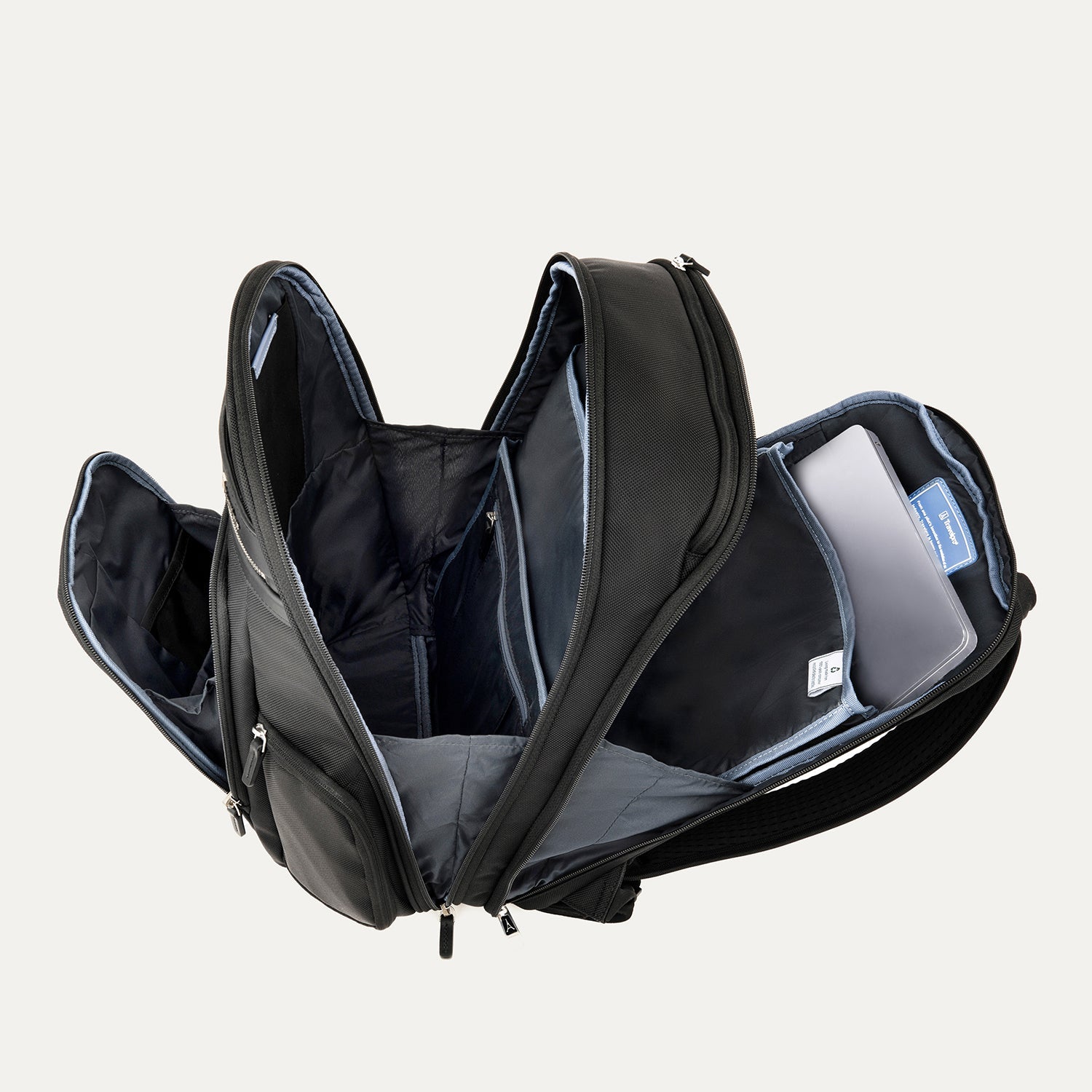 Travelpro Platinum Elite Business Backpack in Black — angle view 3