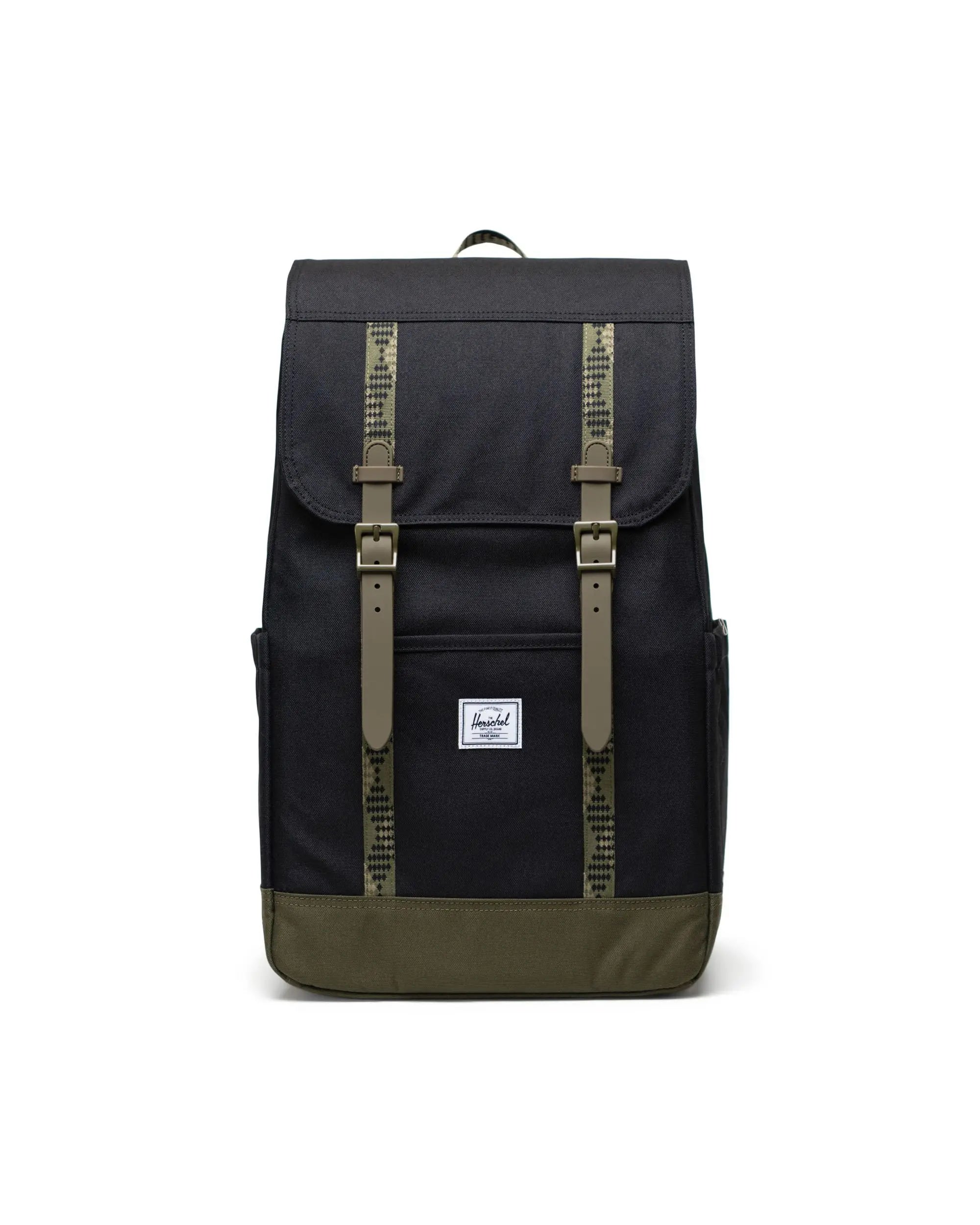 herschel backpack leather straps Herschel Retreat Backpack 23L