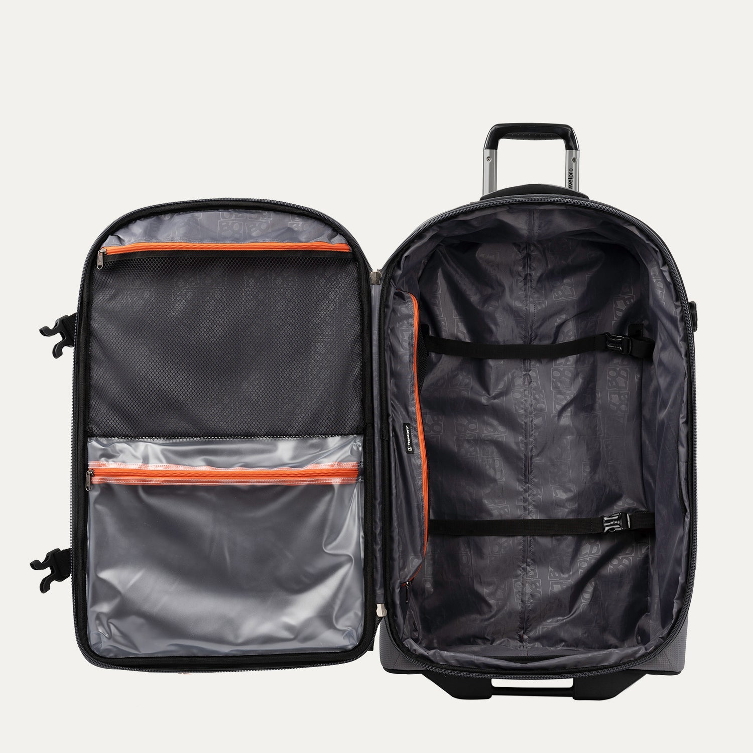 Travelpro Bold By Travelpro 28" Check-In Expandable Rollaboard in Gray Black — back view