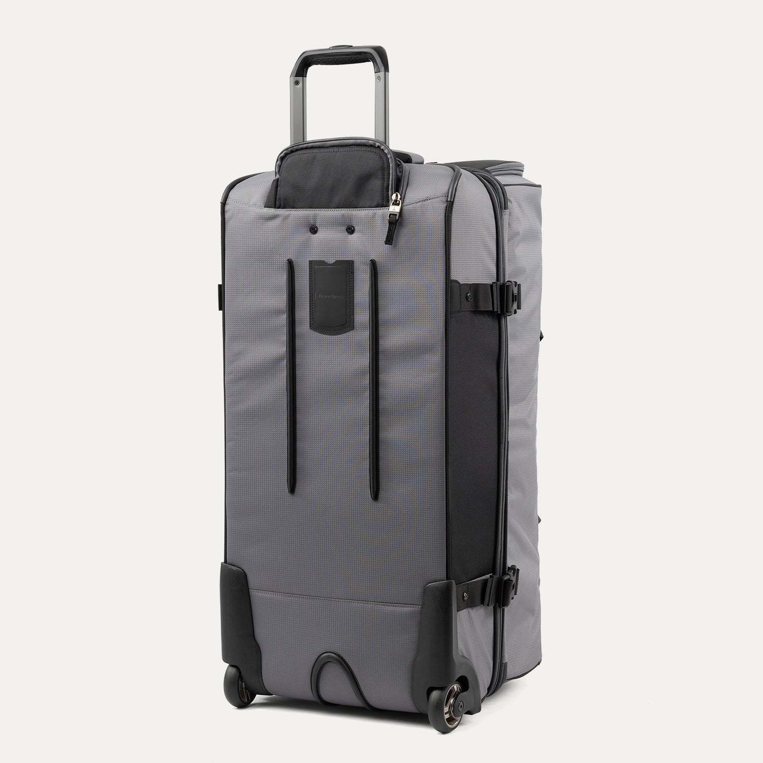 Travelpro Bold by Travelpro 30" Check-In Drop-Bottom Expandable Rolling Duffel in Gray Black — angle view 2