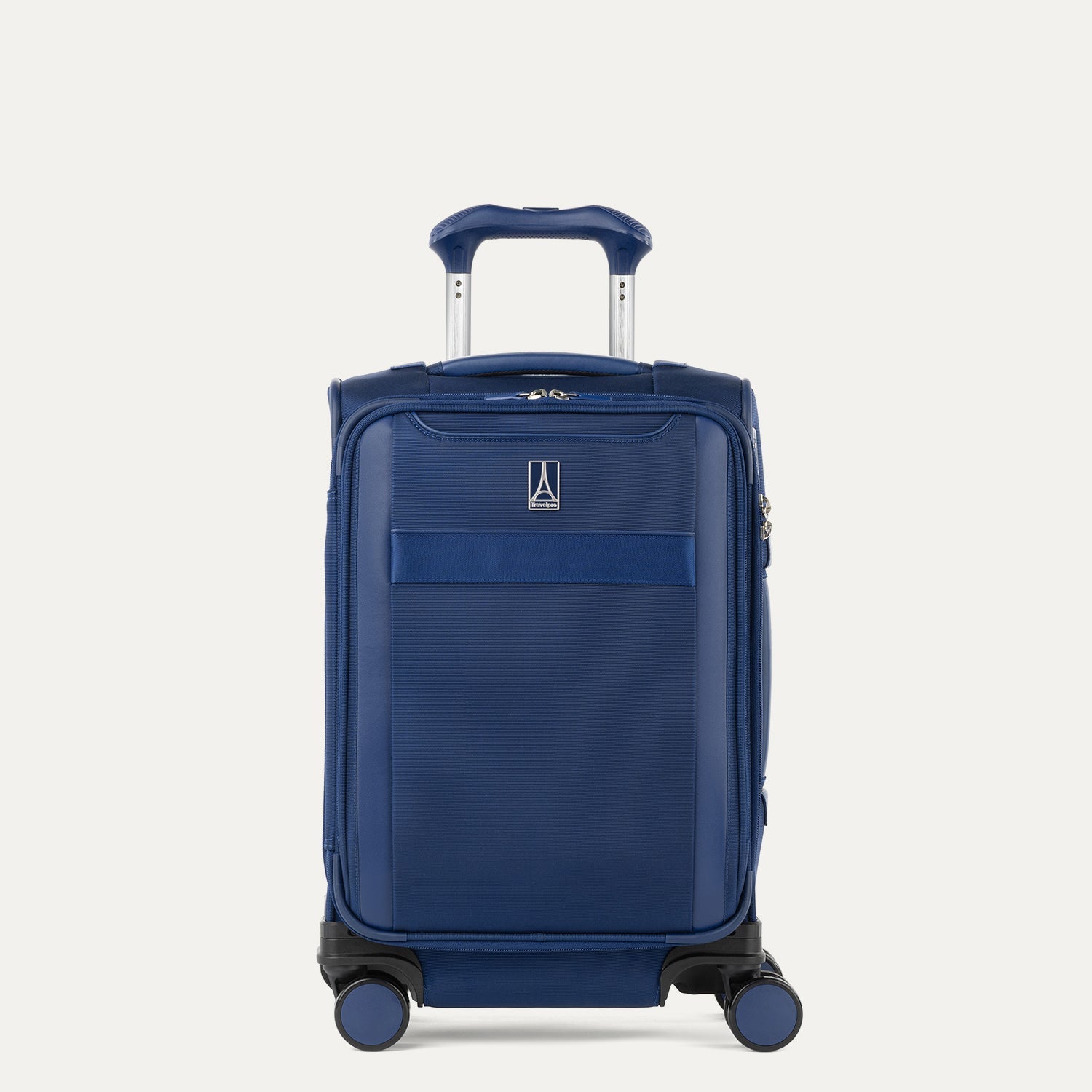 Travelpro VersaPack+ Compact Carry-On Spinner in Estate Blue — front view