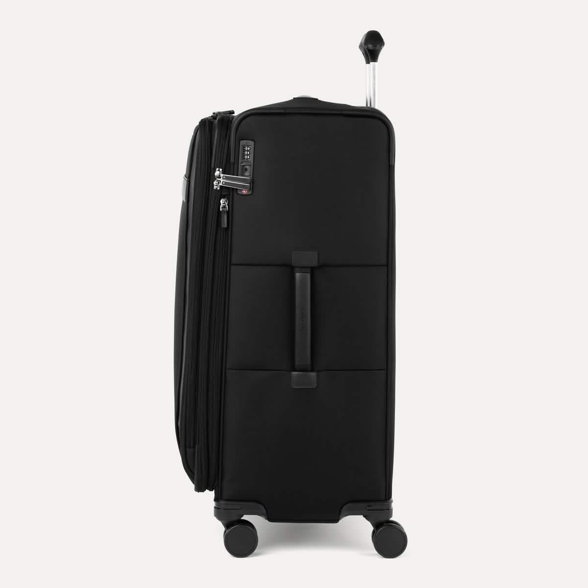 Travelpro VersaPack+ Large Check-In Spinner in Black — angle view 2