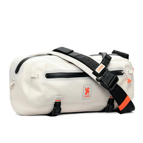Chrome Industries Kadet WP 9L sling bag – natural tan colorway, rear view