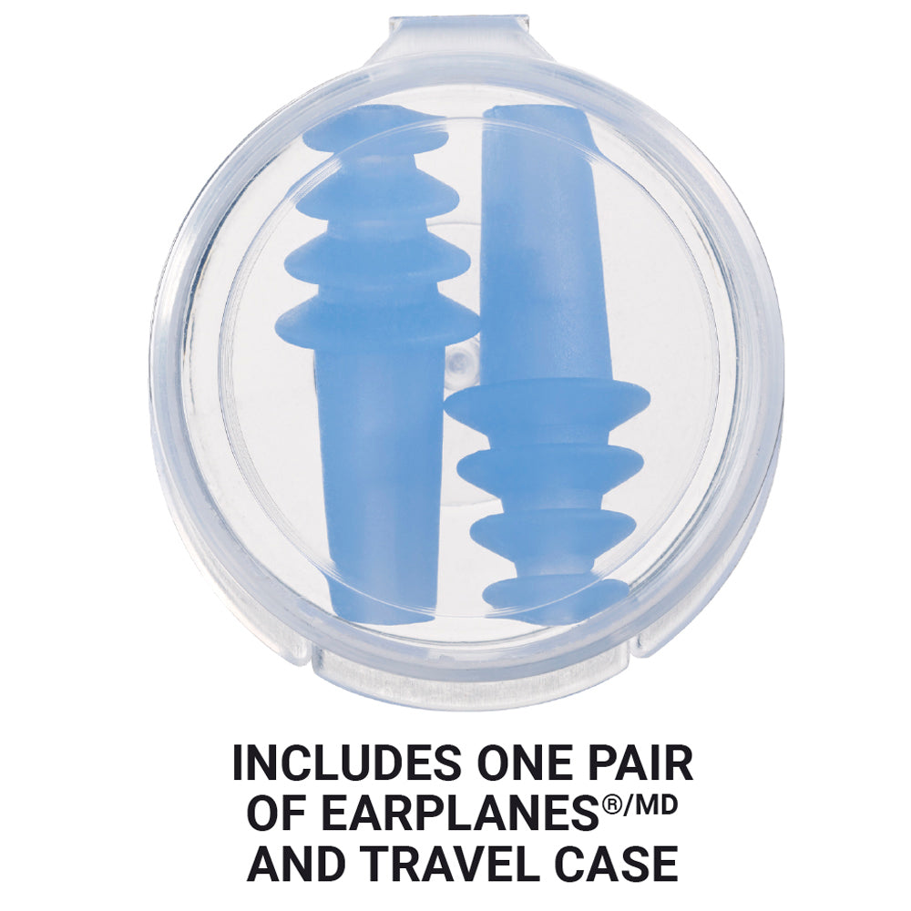 Go Travel Earplanes in Blueberry — lifestyle