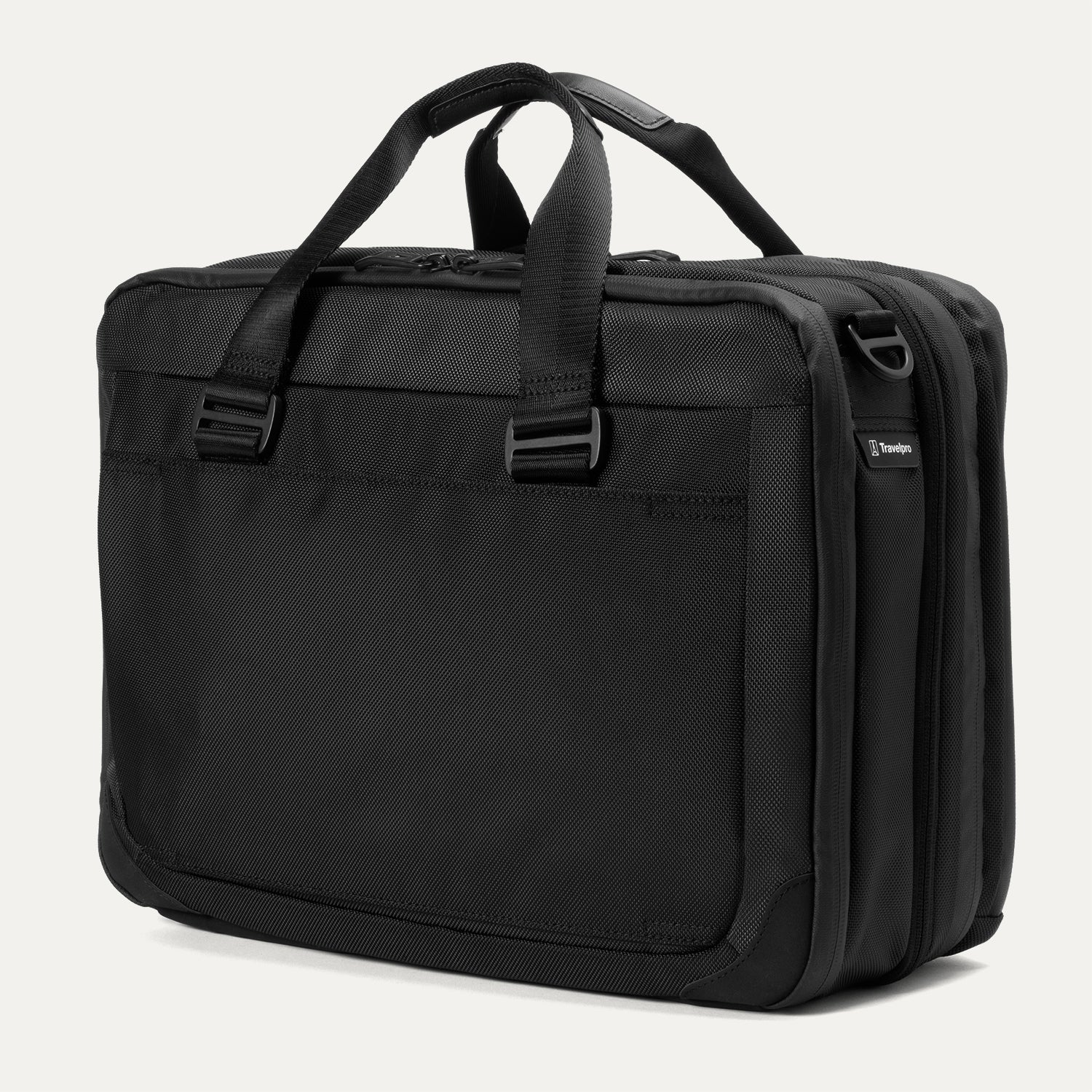 Travelpro Altitude Full Expansion Brief in Jet Black — back view