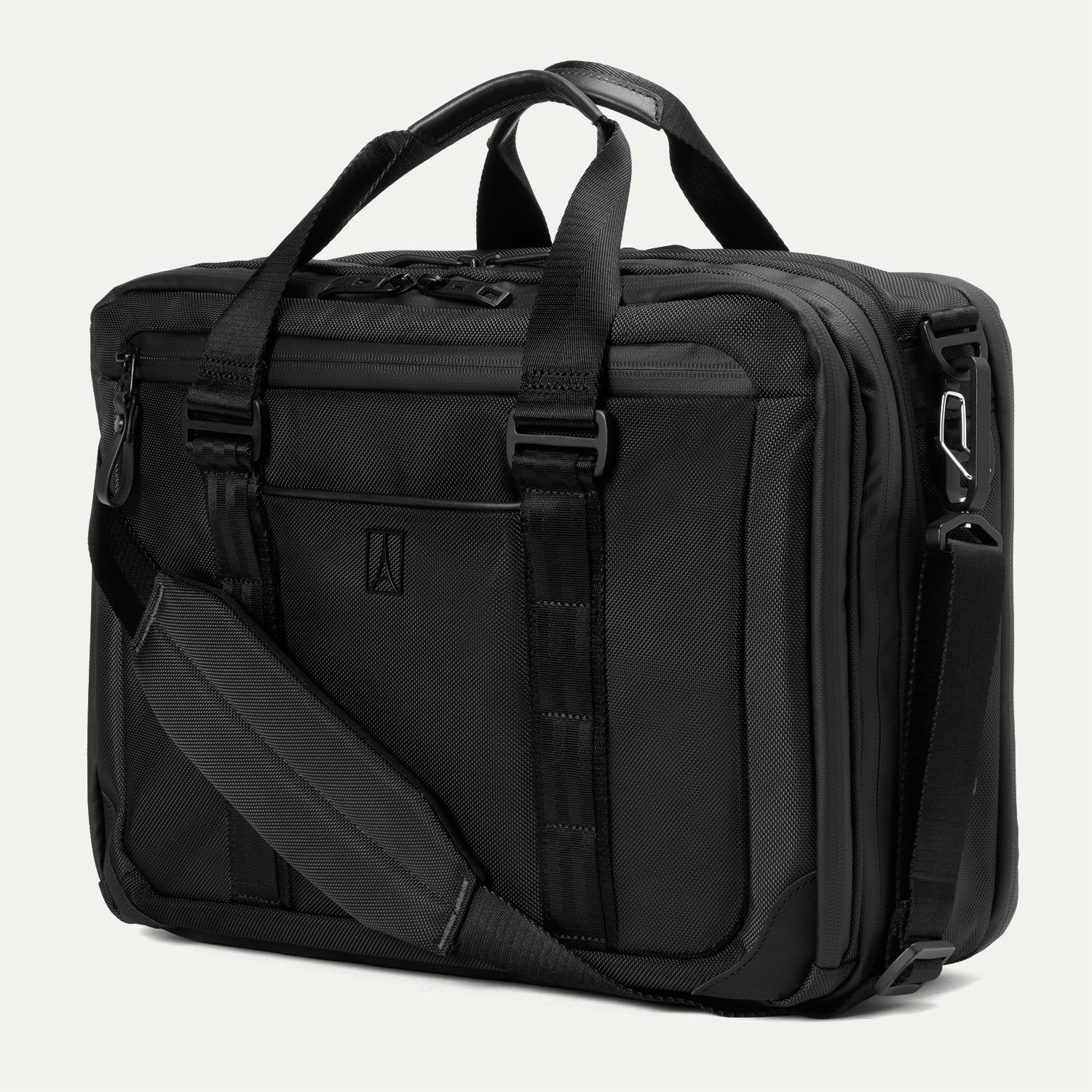 Travelpro Altitude Full Expansion Brief in Jet Black — angle view 2