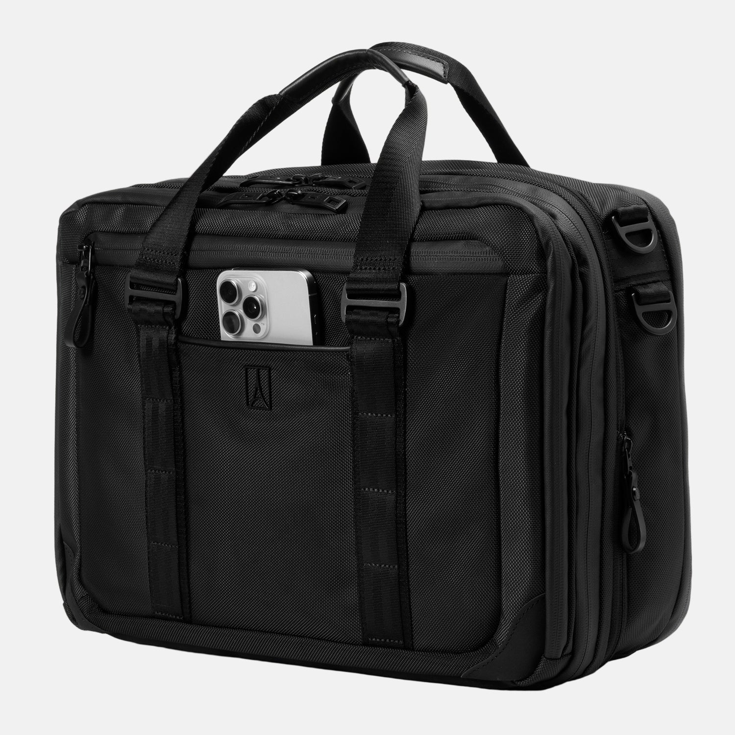 Travelpro Altitude Full Expansion Brief in Jet Black — detail view