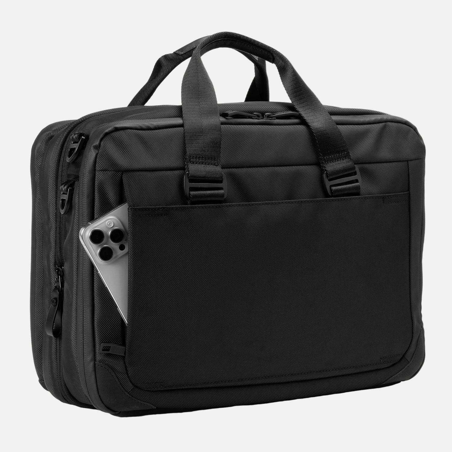 Travelpro Altitude Full Expansion Brief in Jet Black — detail view
