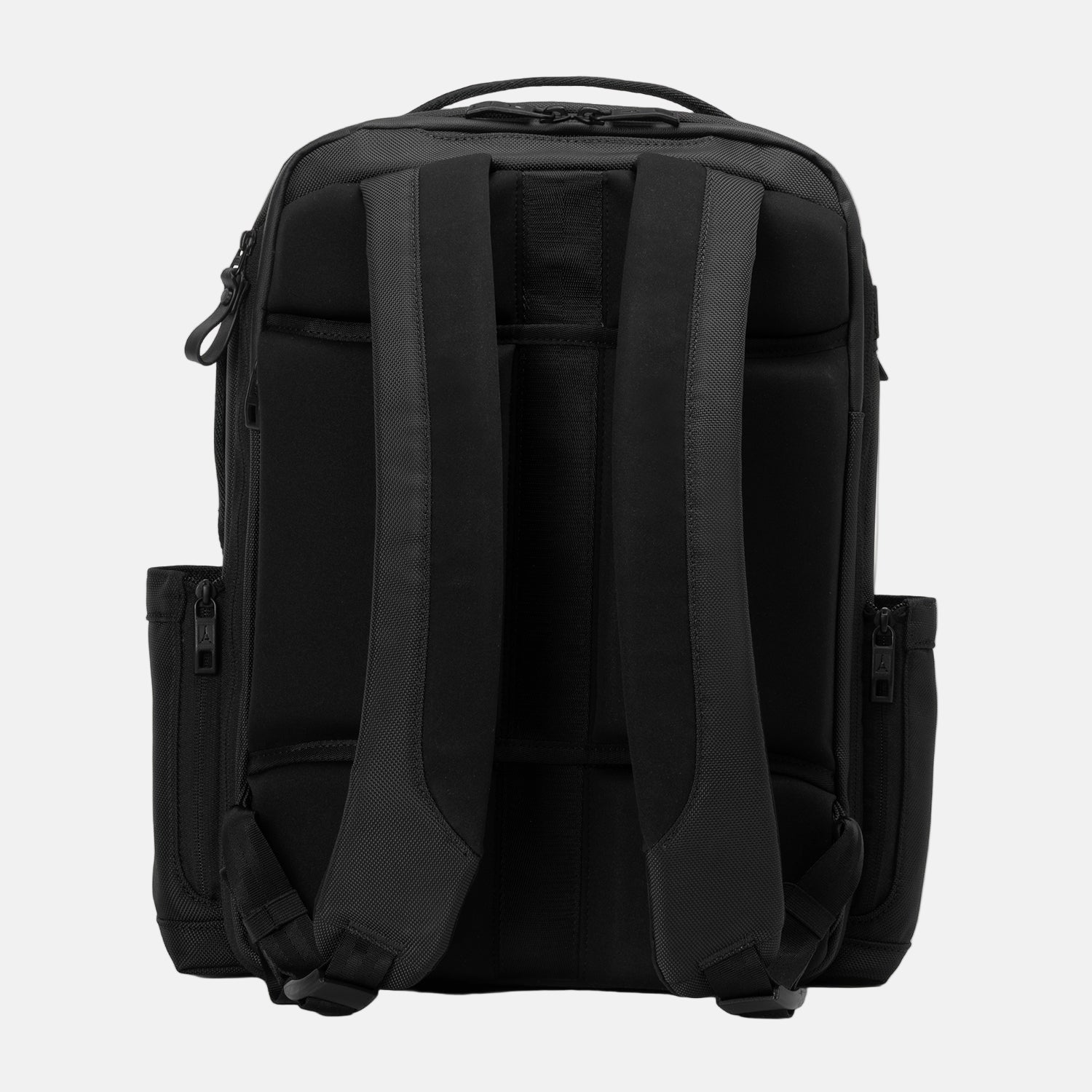 Travelpro Altitude Slim Expandable Laptop Backpack 20-24L in Jet Black — back view