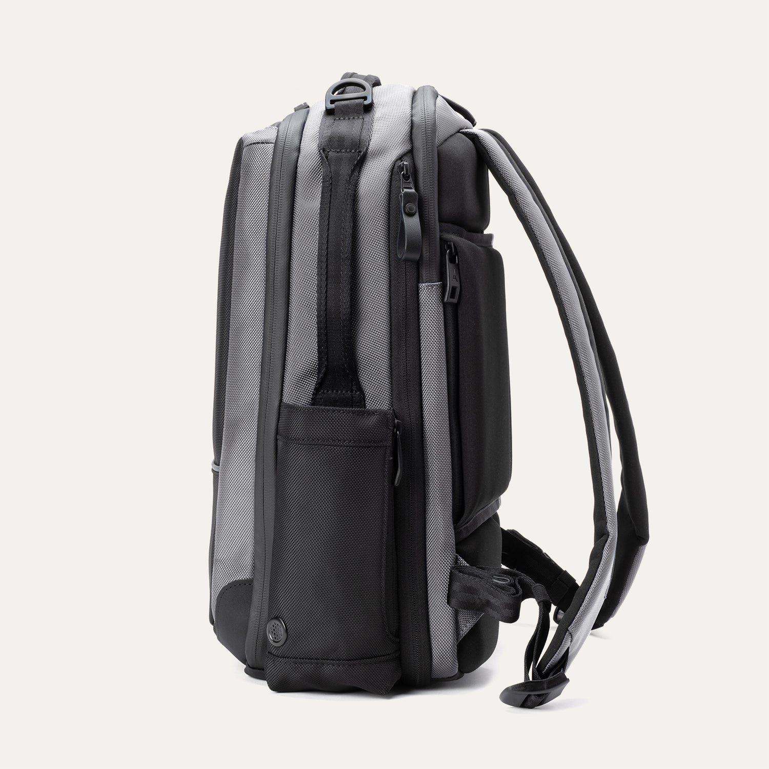 Travelpro Altitude Slim Expandable Laptop Backpack 20-24L in Falcon Grey — angle view 1