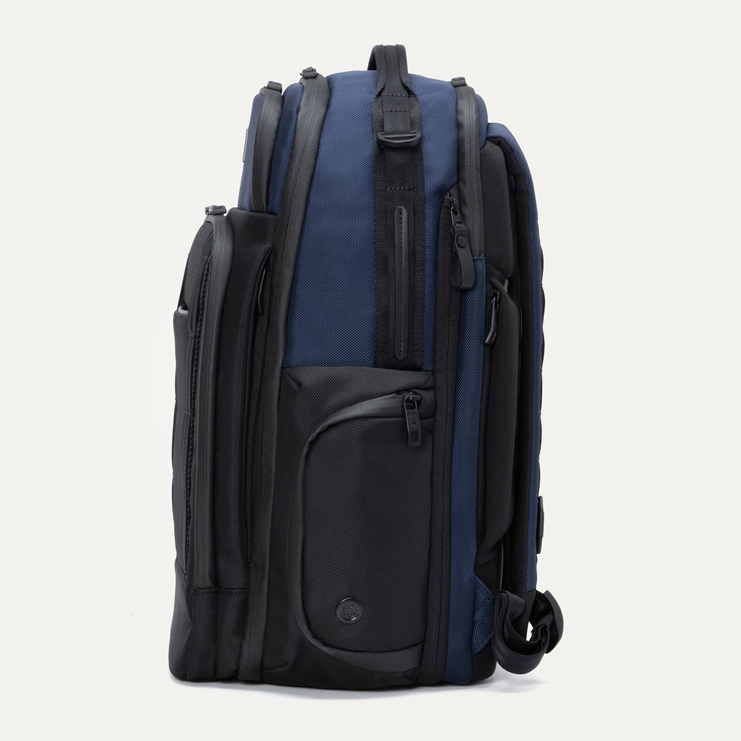 Travelpro Altitude Large Expandable Laptop Backpack 30-36L in Aviator Navy — angle view 2