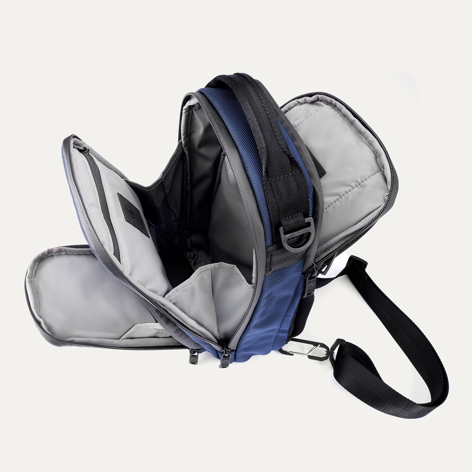 Travelpro Altitude Crossbody 6L in Aviator Navy — back view
