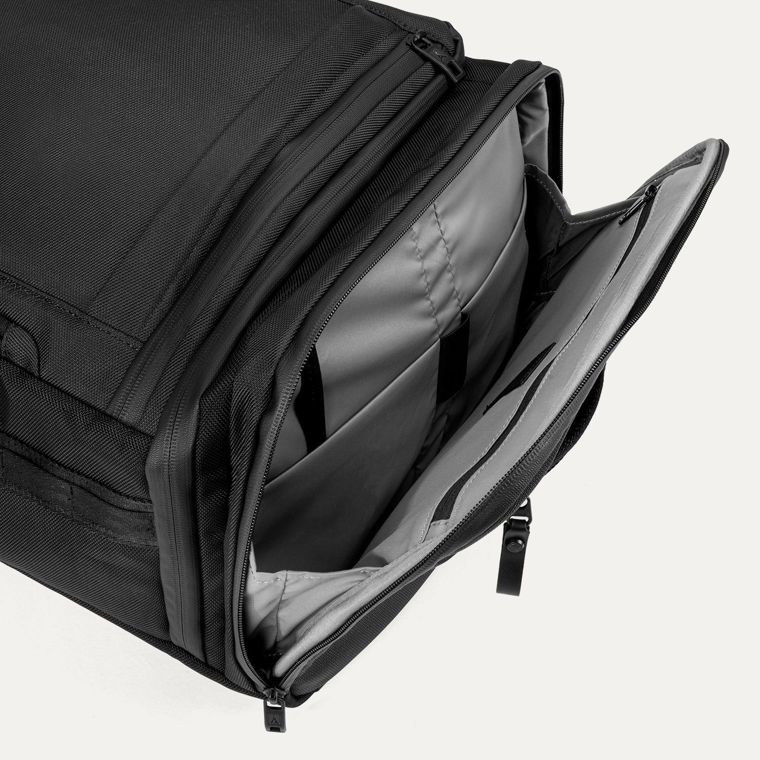 Travelpro Altitude Convertible Duffel/Backpack in Jet Black — detail view