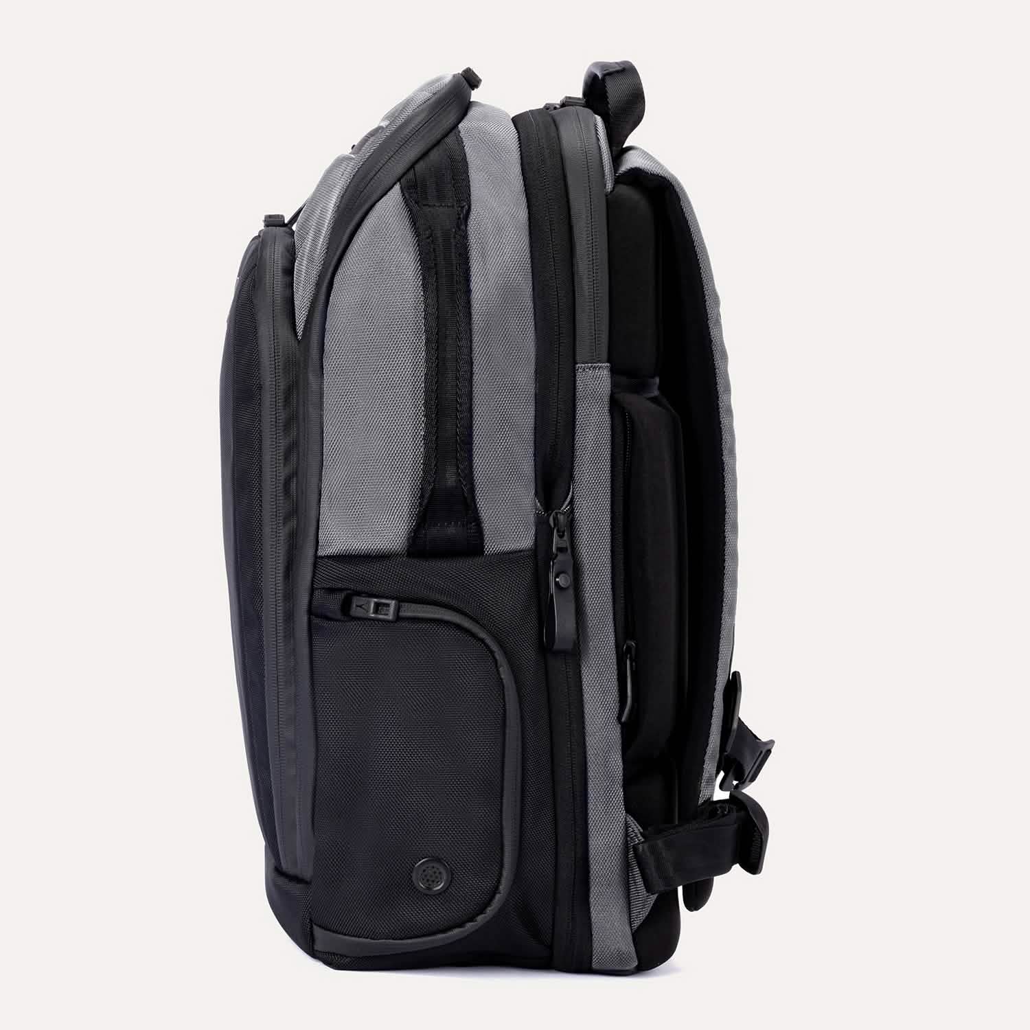 Travelpro Altitude All-Purpose Full Expansion Laptop Backpack 24-34L in Falcon Grey — angle view 2