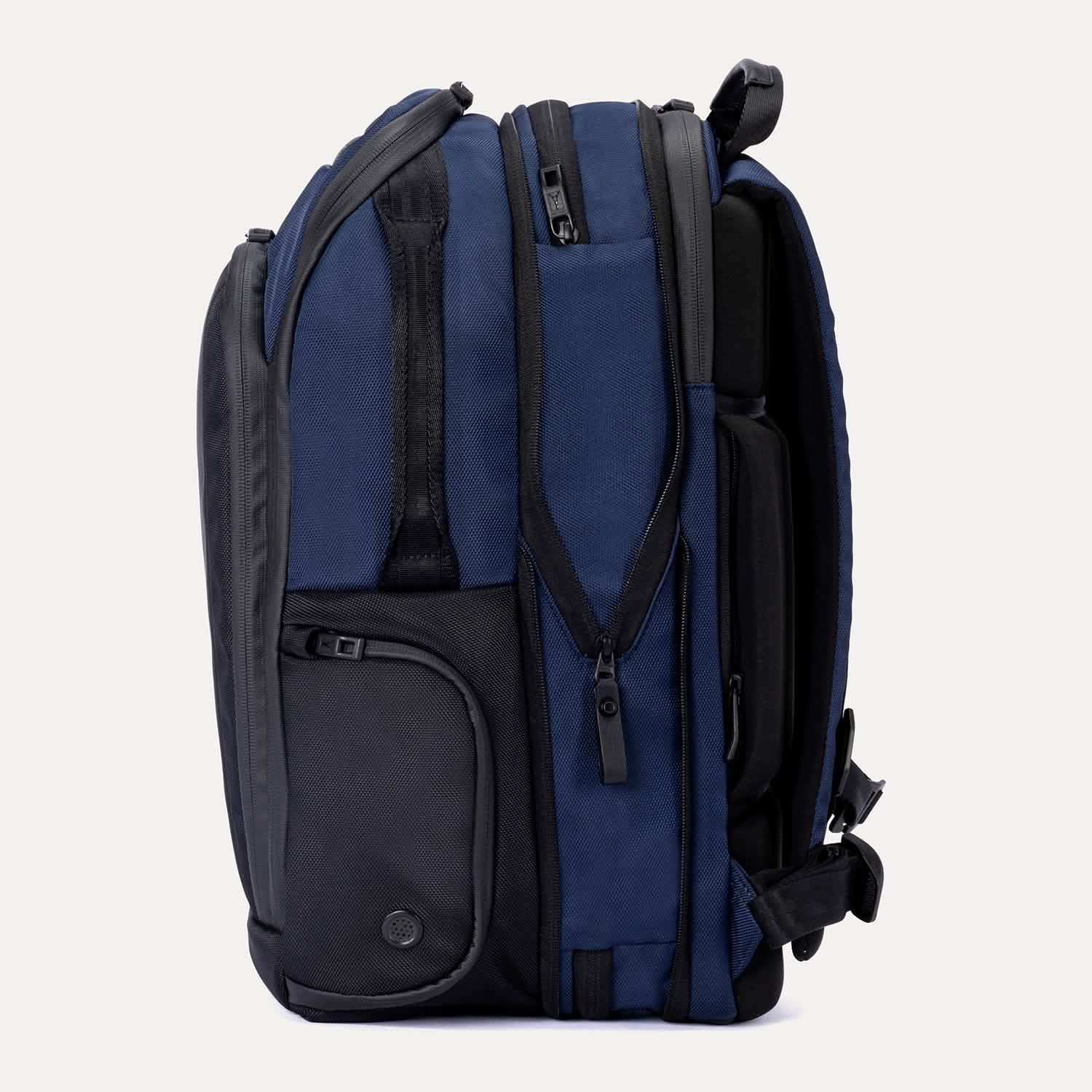 Travelpro Altitude All-Purpose Full Expansion Laptop Backpack 24-34L in Aviator Navy — angle view 1
