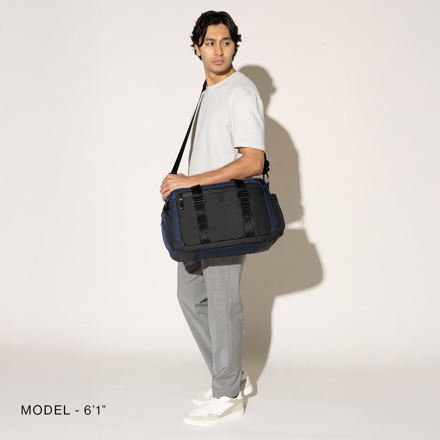 Travelpro Altitude Day-to-Day Duffel in Jet Black — angle view 1