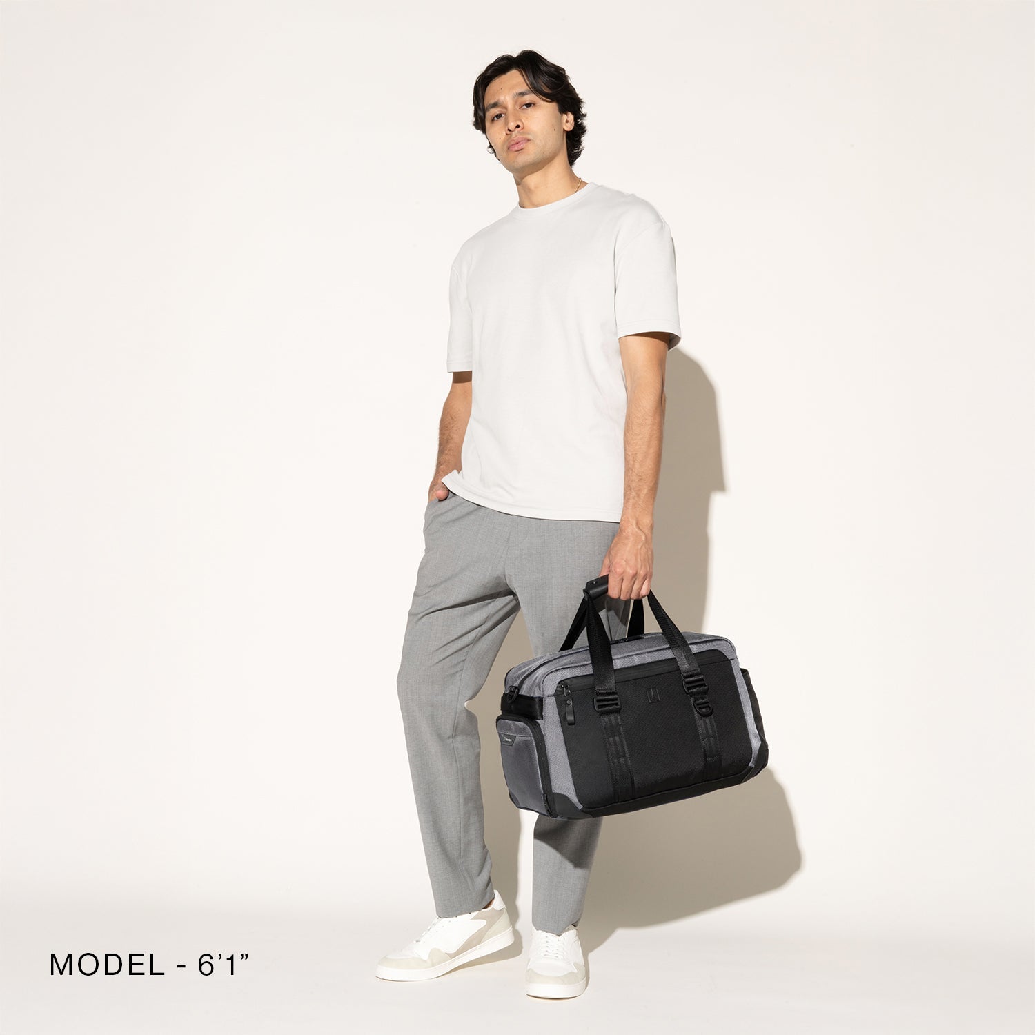 Travelpro Altitude Day-to-Day Duffel in Falcon Grey — angle view 1