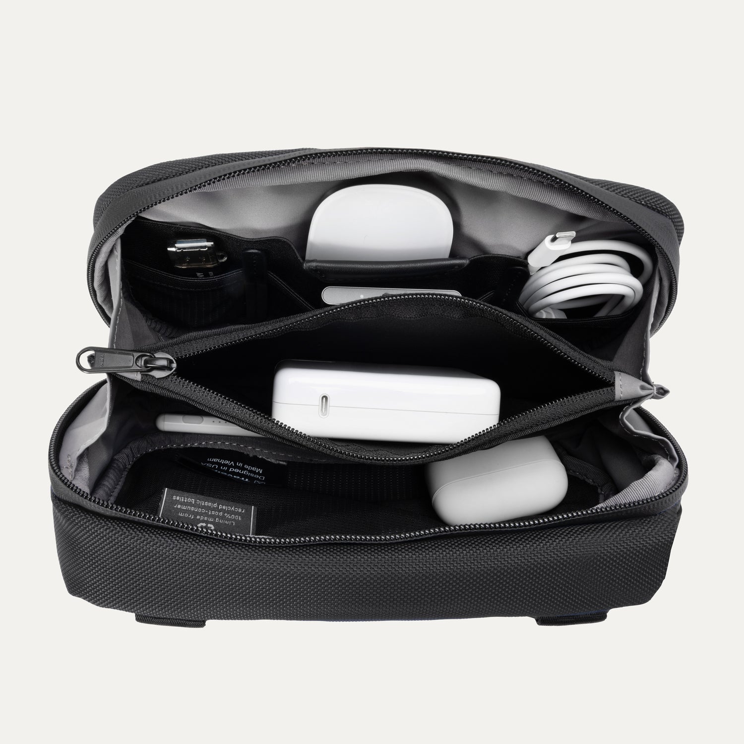 Travelpro Altitude Organization Kit in Jet Black — back view