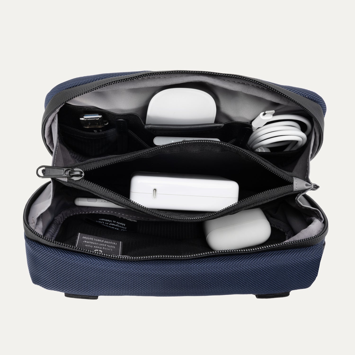Travelpro Altitude Organization Kit in Aviator Navy — back view
