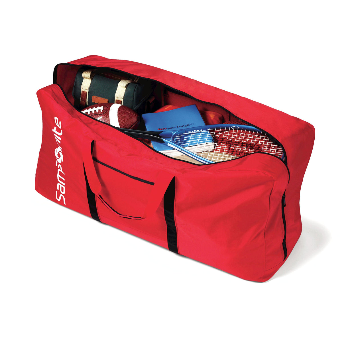 Samsonite Tote-A-Ton 33" Packable Tote in Red — interior view