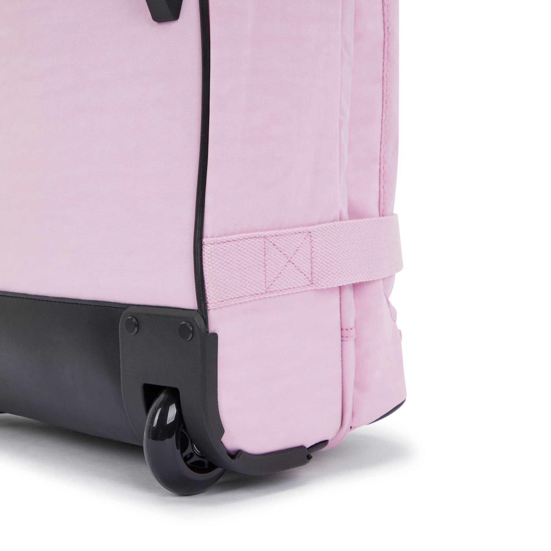 Kipling Aviana Small Rolling Carry-On Luggage in Blooming Pink — detail view # color_Blooming Pink