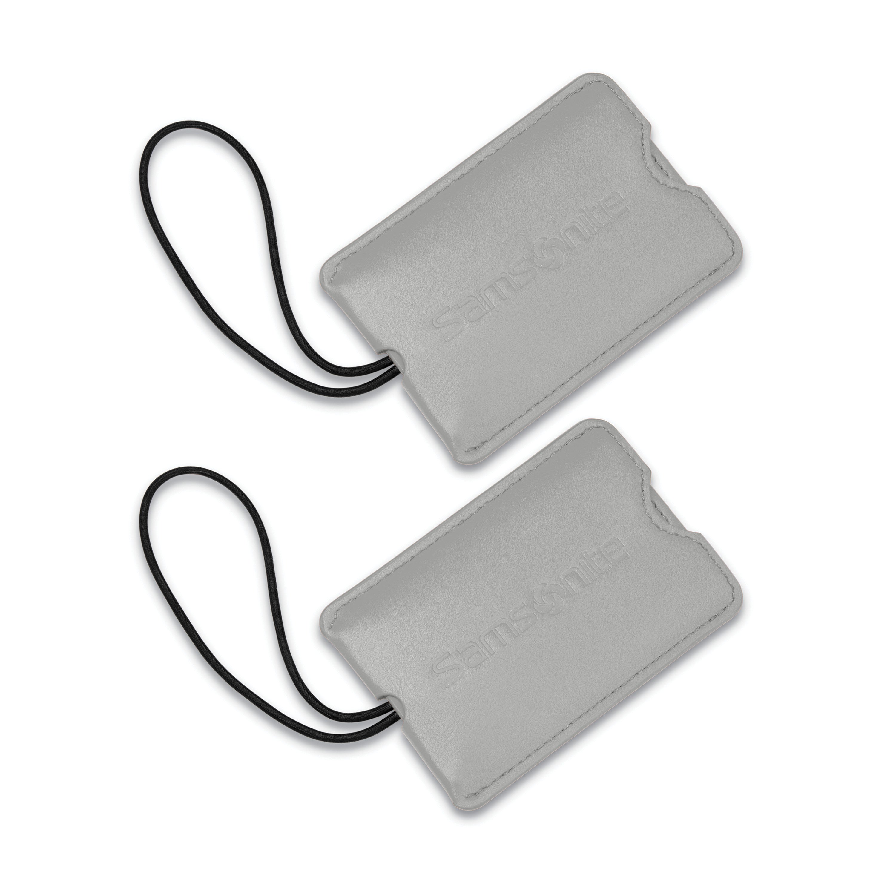 Samsonite Vinyl ID Tag (Set of 2) - Light Grey