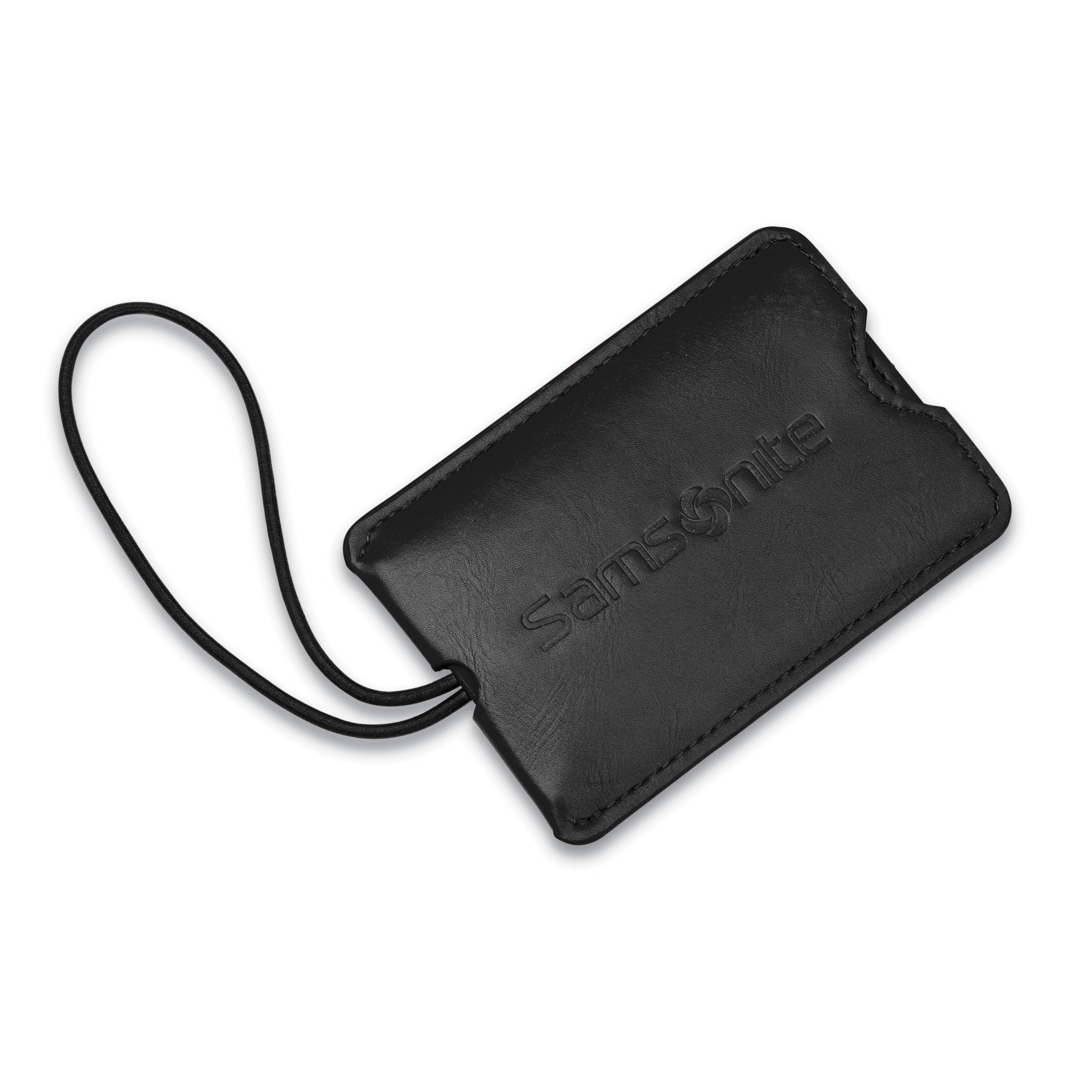 Samsonite Vinyl ID Tag (Set of 2) - Matte Black