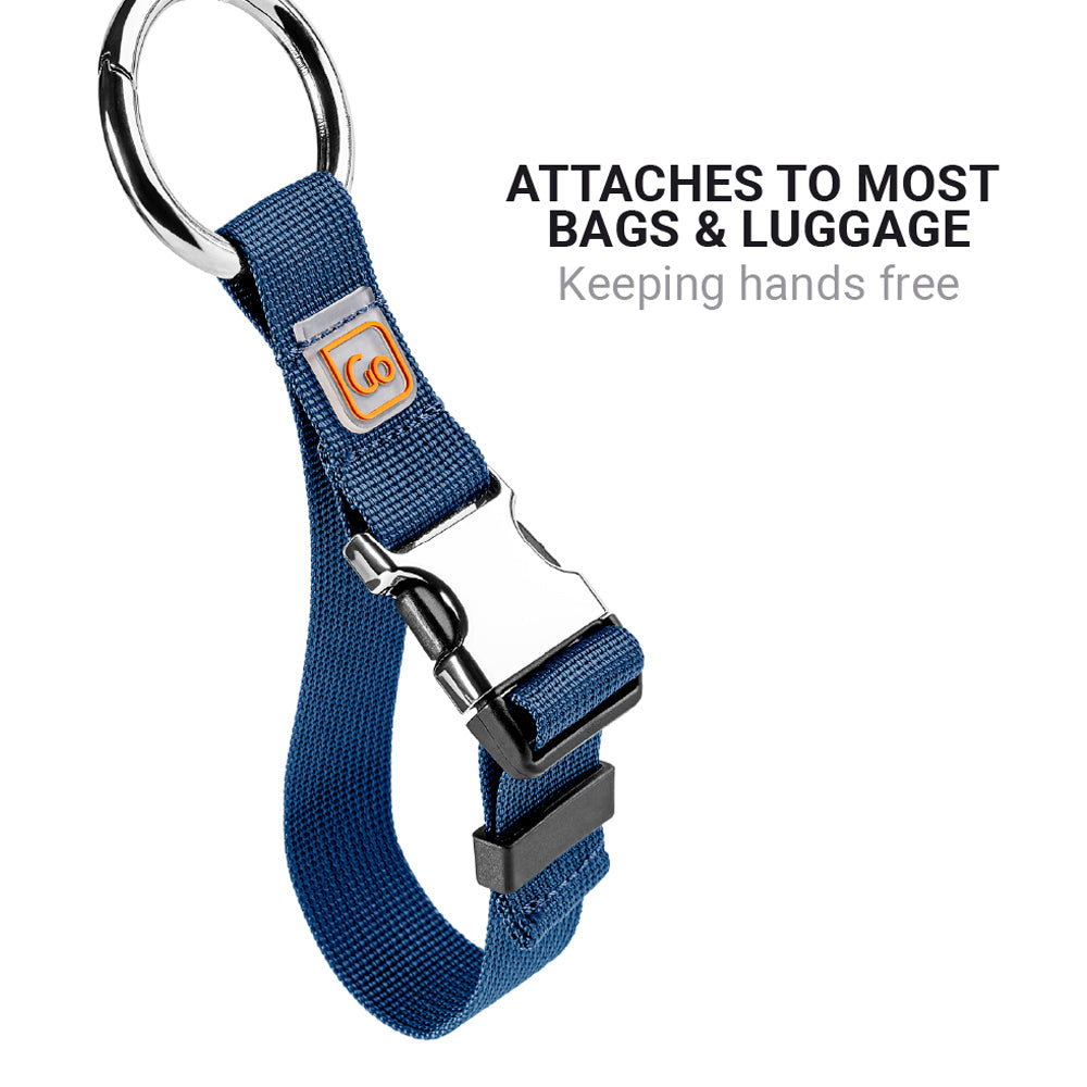 Go Travel Carry Clip in Blue — detail view